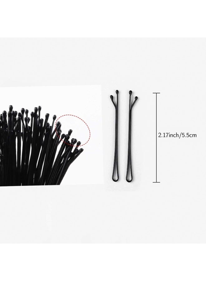 Generic 120-piece black hair clip set – strong hold clips for styling hair, buns, and updos – soft, comfortable tips with non-slip grip - Image 2